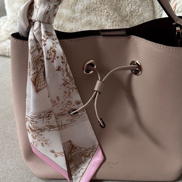 Kate Spade Blush Pink Leather Shoulder Bag - Picture 9 of 13